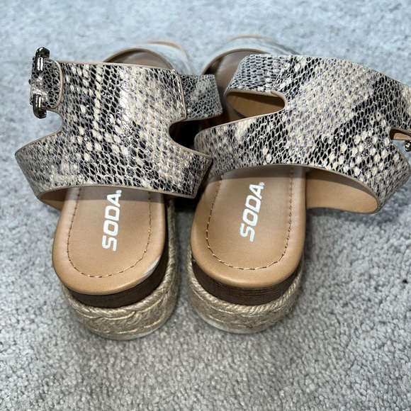 SODA Sandals Espadrille Python - Picture 4 of 7
